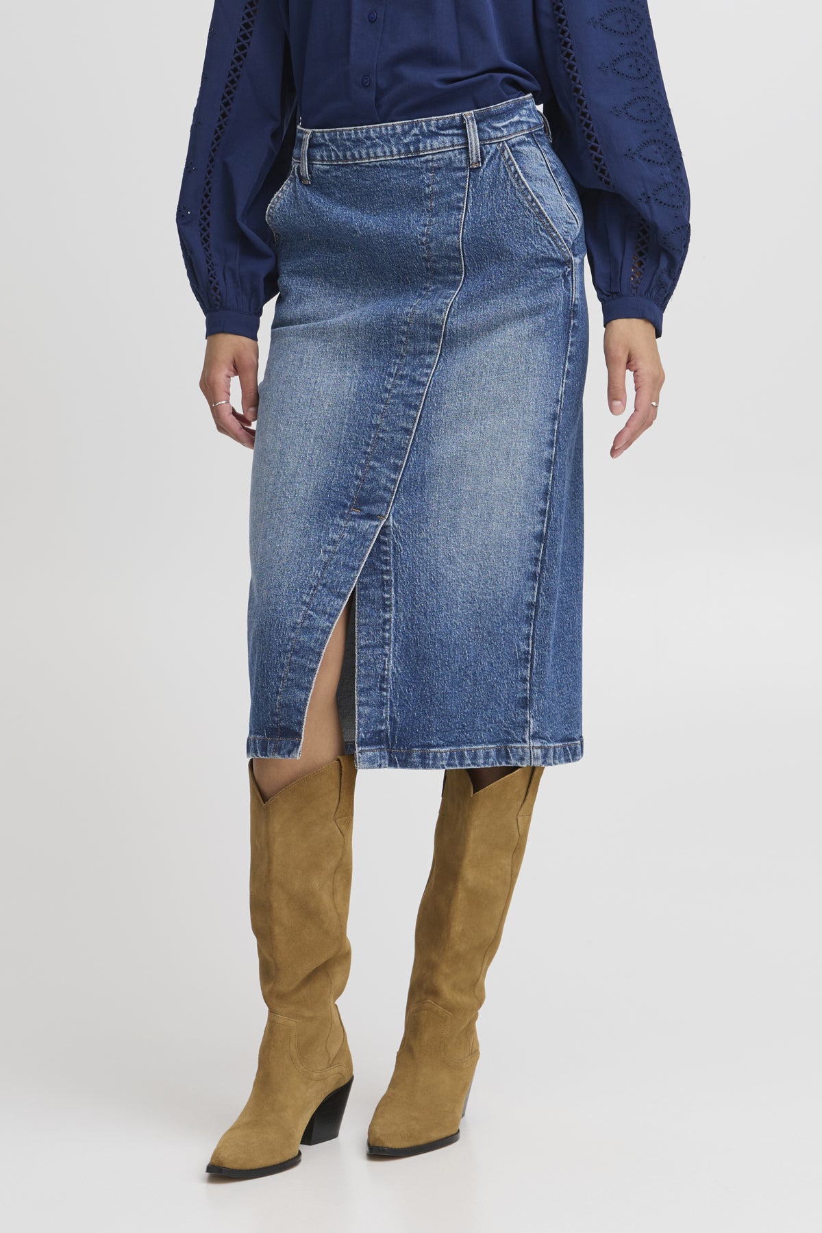 B YOUNG BYLARA WRAP SKIRT